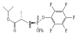 N-[(S)-(2,3,4,5,6-五氟苯氧基)苯氧基磷?；鵠-L-丙氨酸異丙酯